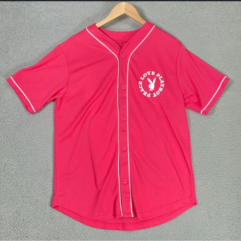 Playboy pinkButton-Up Shirt